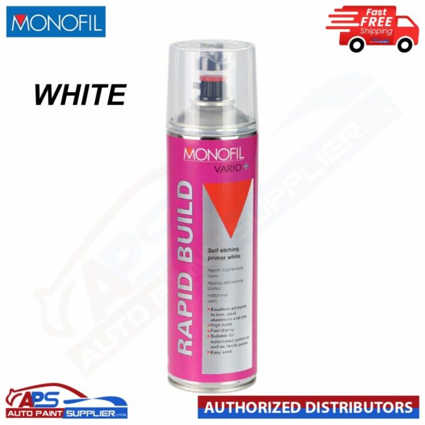 MONOFIL VARIO+ RAPID BUILD SELF ETCHING PRIMER WHITE Aerosol 500ml Model: 913990023M