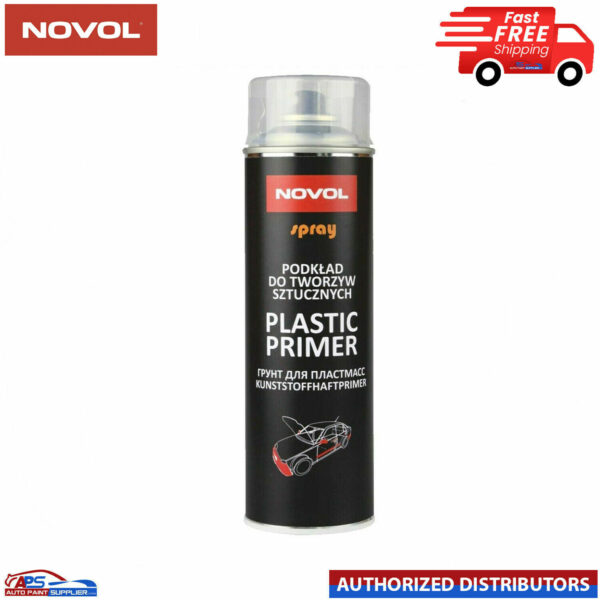 NOVOL PLASTIC PRIMER AEROSOL BUMPER ADHESION PROMOTER 500ML Model PLASTIC PRIMER