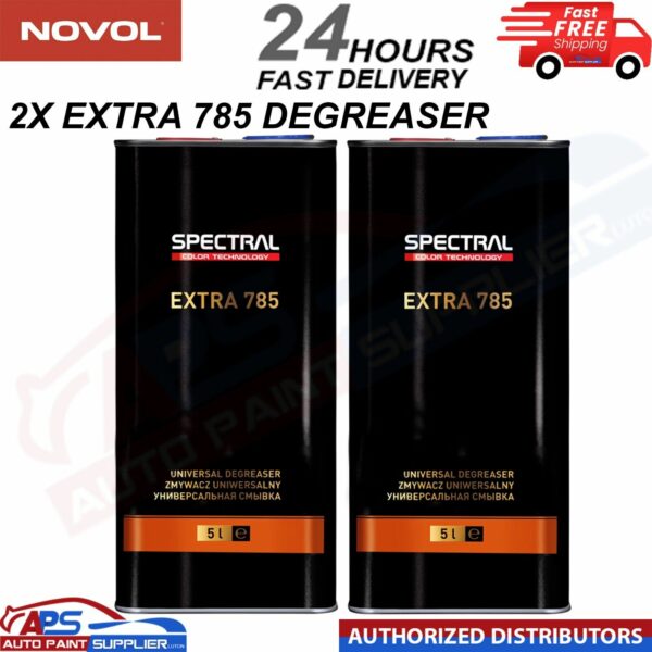2 X NOVOL SPECTRAL EXTRA 785 UNIVERSAL DEGREASER 5L - PREMIUM PANEL WIPE Model: 2 X 89046