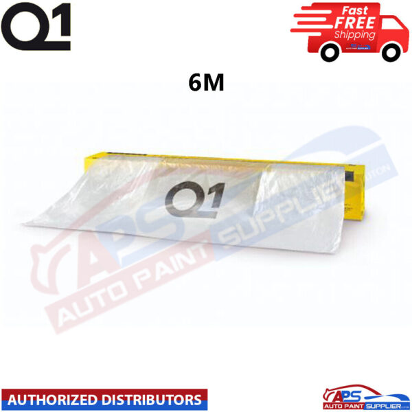 Q1 MASKING FILM SHEETING ROLL PREMIUM AUTOMOTIVE PAINT PROTECTON - 6M X 110M Model PF0262