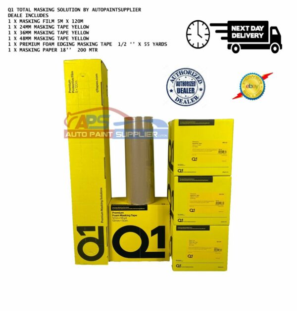 Q1 DEAL OF MASKING TAPE 24MM,36MM,48MM, FOAM EDGING TAPE, MASKING FILM & PAPER Model Deal9