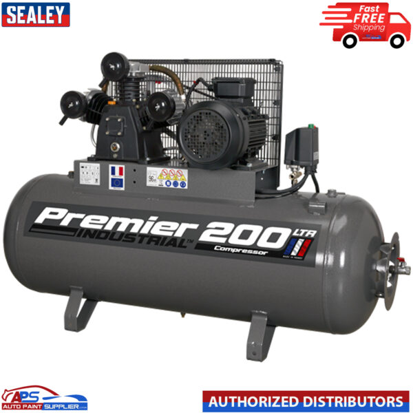 Sealey 200L Compressor Belt Drive 5.5hp 3ph - SAC32055B Model SAC32055B