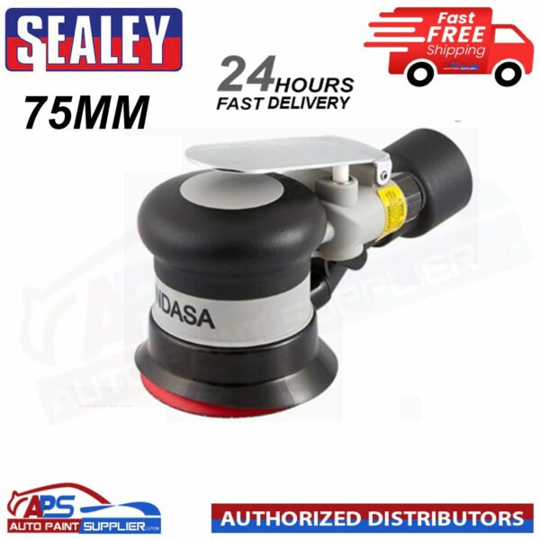 INDASA AIR ORBITAL SANDER CENTRAL VACUUM 75MM - FAST DELIVERY Model: IND441640