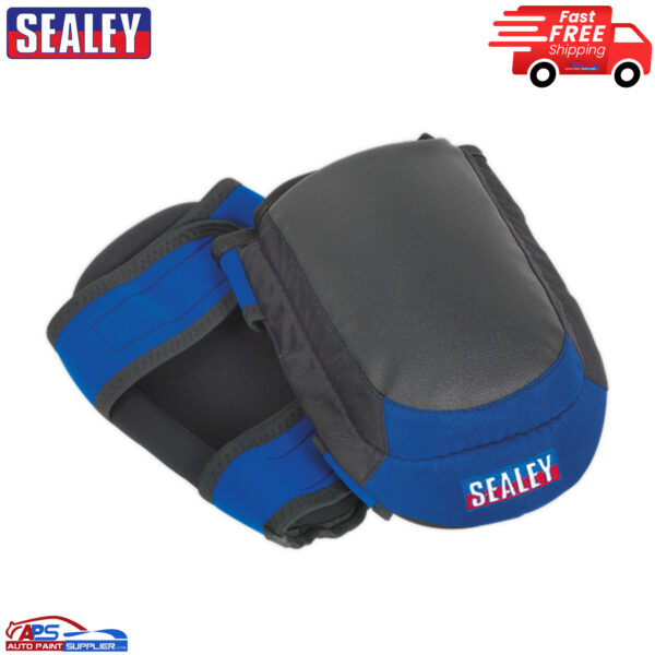 Sealey Heavy Duty Double Gel Knee Pads SSP63 Pair Twin hook-and-loop straps Model SSP63