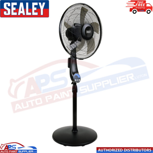 Sealey SFF16Q 16" Quiet High Performance Fan Oscillating Pedestal Type Model SFF16Q