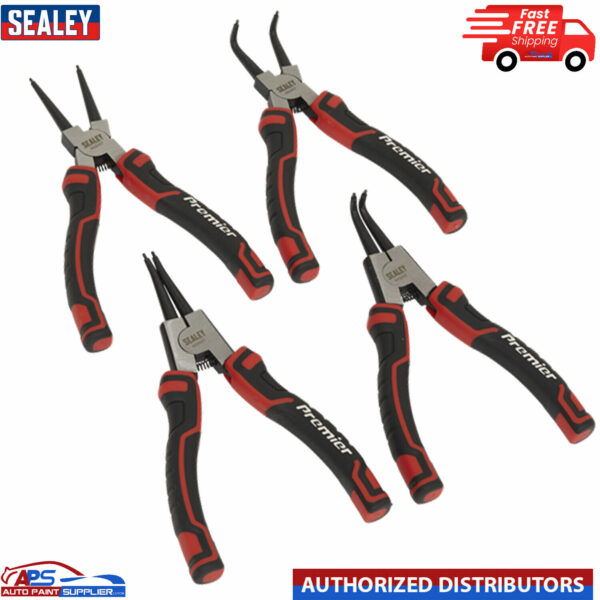 Sealey Circlip Pliers Set 4pc 180mm AK8457 Model AK8457