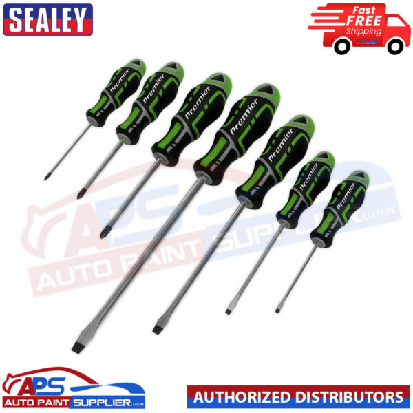 Sealey Premier AK4321HV 7 pce GripMax Slot & Phillips Magnetic Tip Screwdrive... Model AK4321HV