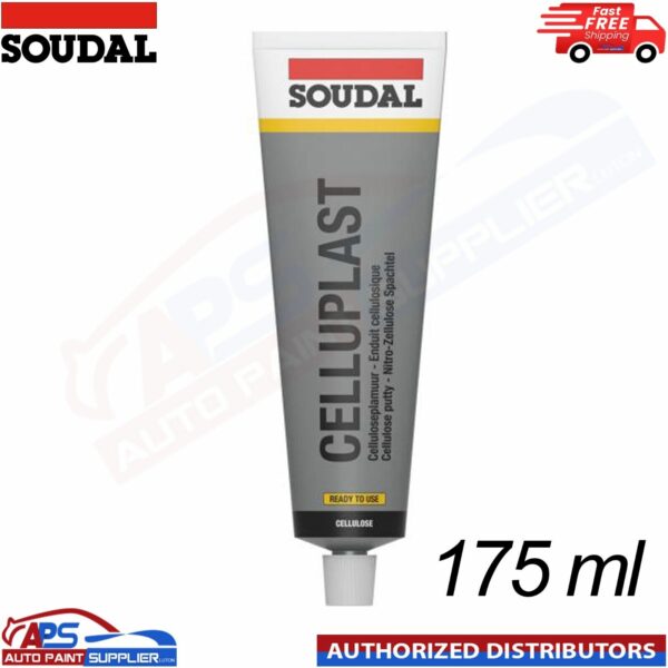 SOUDAL CELLUPLAST REPAIR PUTTY STOPPER FILLER - 175ML (SKIMMING & PIN HOLES) Model: SOUDAL