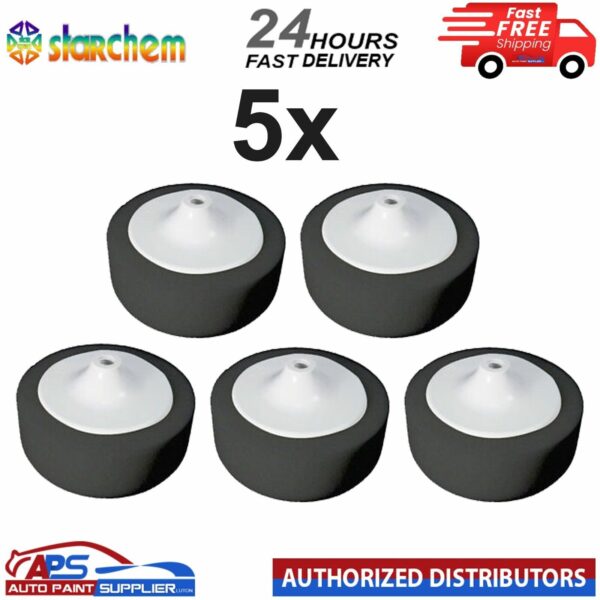 5X STARCHEM - BLACK - 6" COMPOUND HEAD PAD MOP - FAST DELIVERY Model: QWMF14X5