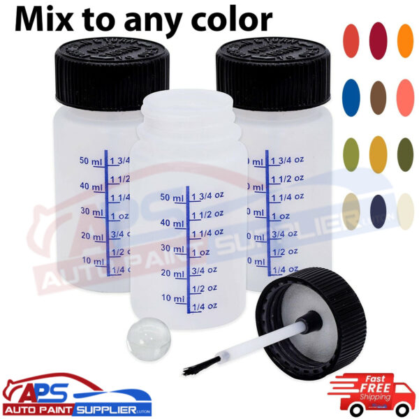 TOUCH UP PAINT FOR SCRATCH REPAIR MIX TO CODE ANY COLOR 50ML Model Mix to code touch up pen