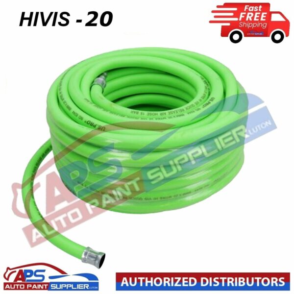 HIVIZ - 20 8MM ID X 15MM 20 BAR LENGTH : 20 METER Compressor Air Hose Flexible Model HIVIZ - 20
