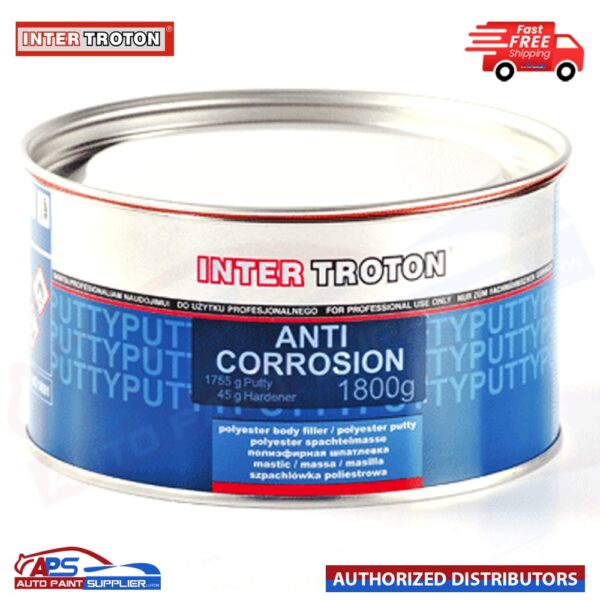 INTER TROTON ANTI CORROSION FIBRE 1800G AND 1755 G PUTTY - WITH HARDENER 45G Model: INTER TROTON