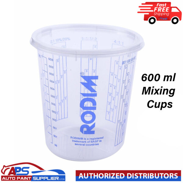 600ml Plastic Paint Mixing cups Car Paint Plastic Mixing Cups 600ML Model 600ml Plastic Paint Mixing cups