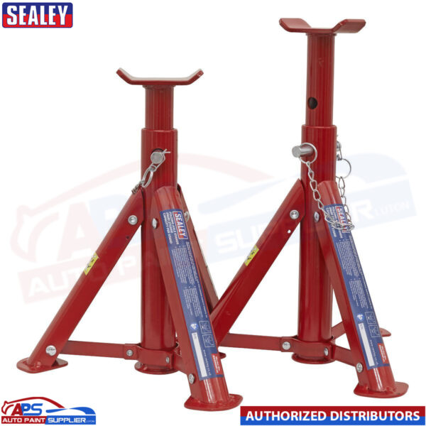 Sealey Axle Stands (Pair) 2tonne Capacity per Stand - Folding Type AS2000F Model: AS2000F