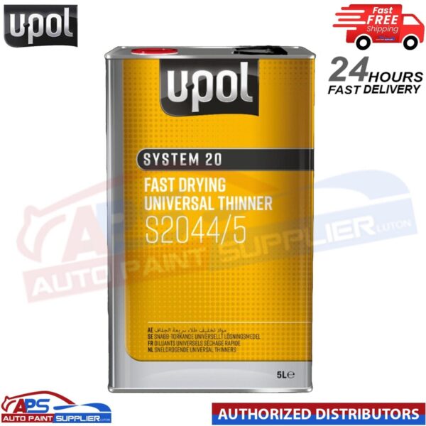 UPOL SYSTEM 20 S2044/5 FAST DRYING UNIVERSAL 2K THINNER 5 LITRE Model: S2044/5