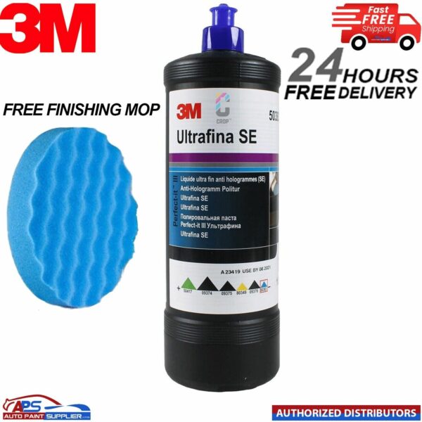 3M Perfect-It III 50383 Blue Top Lid Ultrafine/a SE Polish High Gloss Finish 1L Model SE 50383