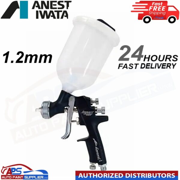 Anest Iwata Junior Gravity Spray Gun HTE-S Impact 1.2mm - FAST DELIVERY Model: 13000730