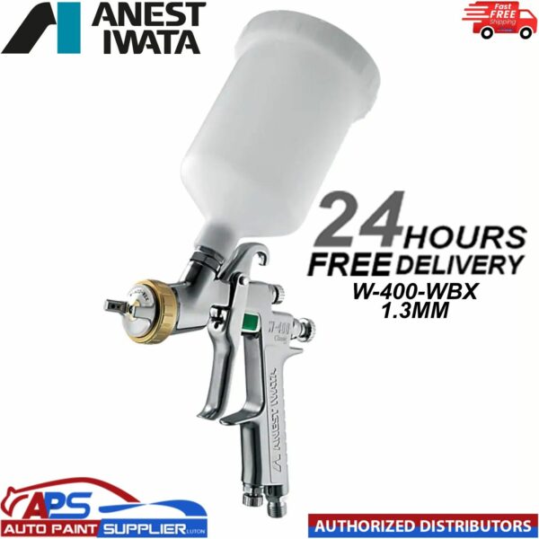 Anest Iwata W-400-WBX Spray Gun 1.3mm Model: W-400 WBX: