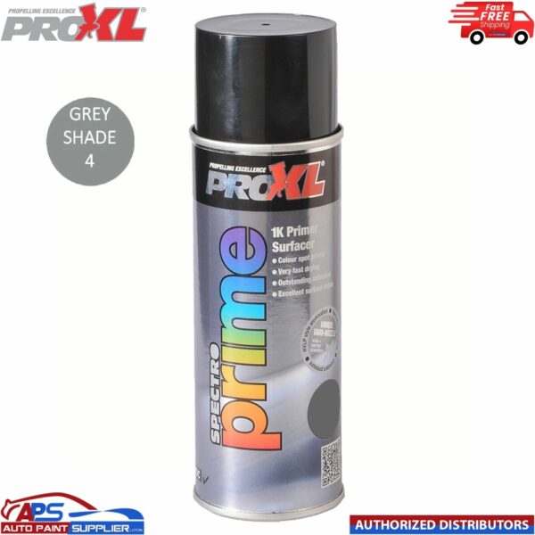 1 X PROXL SPECTRO PRIME AEROSOL 400ML - GREY SHADE 4 - PRO XL SPOT ETCH Model: PROSPECTROGS4