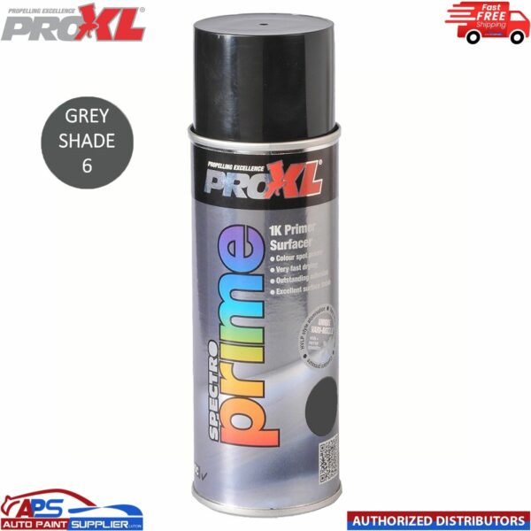 1 X PROXL SPECTRO PRIME AEROSOL 400ML - GREY SHADE 6 - PRO XL SPOT ETCH Model: PROSPECTROGS6