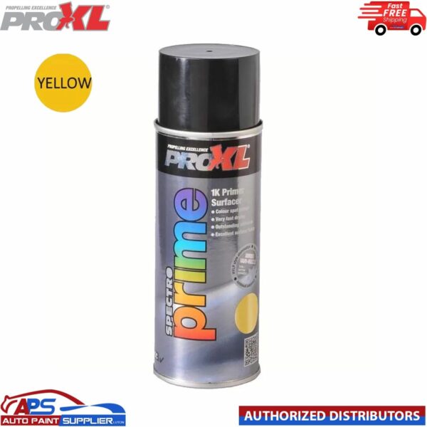 1 X PROXL SPECTRO PRIME AEROSOL 400ML - YELLOW -PRO XL SPOT PRIMER ETCH Model: PROSPECTROYELL