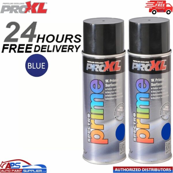 2 X PROXL SPECTRO PRIME AEROSOL 400ML - BLUE -PRO XL SPOT ETCH Model: PROSPECTROBLUE