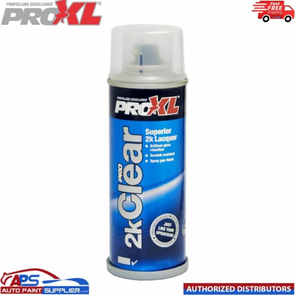 PROXL Pro 2K CLEAR – 2k Hi-Gloss Clear Coat Aerosol 200ml Model: PRO2KCLEAR