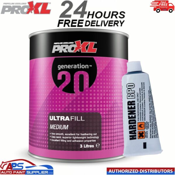 PROXL GENERATION20 FILLER 3L & BPO Hardener Ultrafill Medium Depth Repairs Model: UFMG20-3