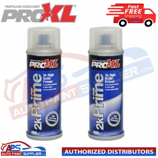 2X PRO XL PRO 2K 200ML PRIME HIGH BUILD FILLER PRIMER AEROSOL - PROXL ETCH PAINT Model: PRO2KPRIME