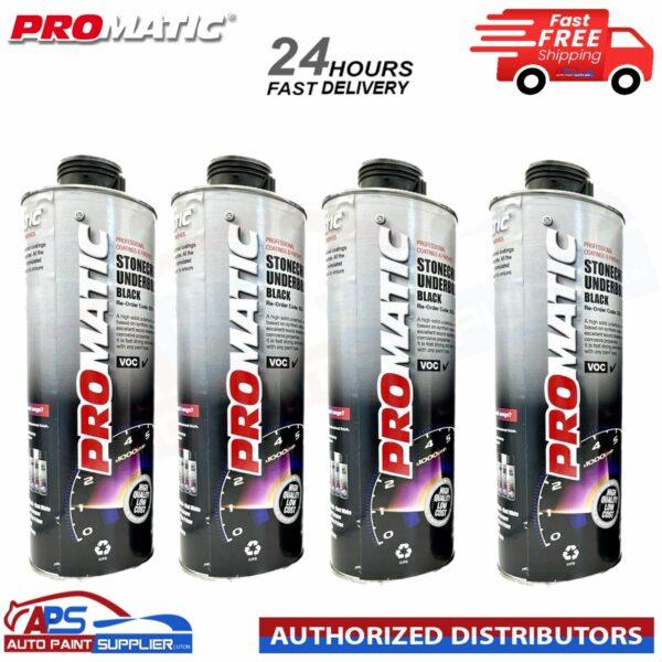 4X PROMATIC STONECHIP UNDERBODY BLACK COATING - 1L Model: 4X PROMATIC STONECHIP