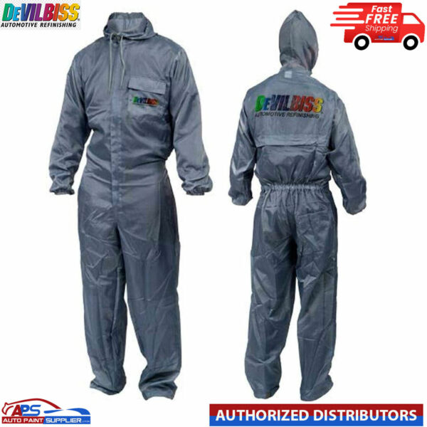 DeVilbiss Professional Pro Clean Spray Painter's Overalls Reuseable Model DeVilbiss