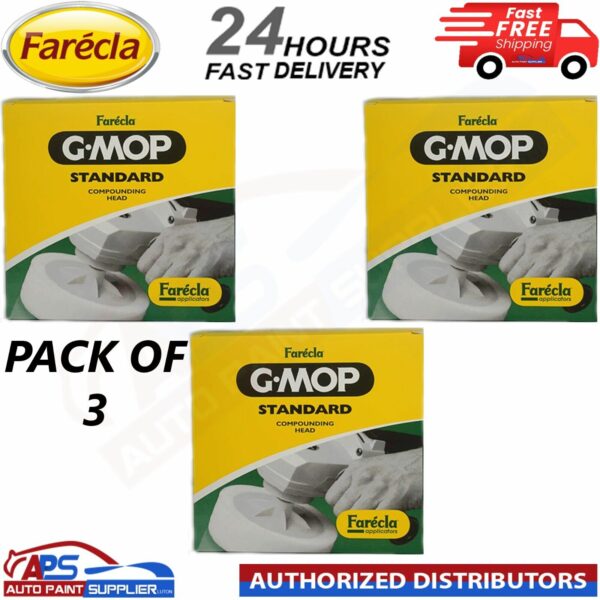 3 Pack Farecla 6" G Mop Standard Compounding 14mm Foam 150mm - FAST DELIVERY Model: SGM14