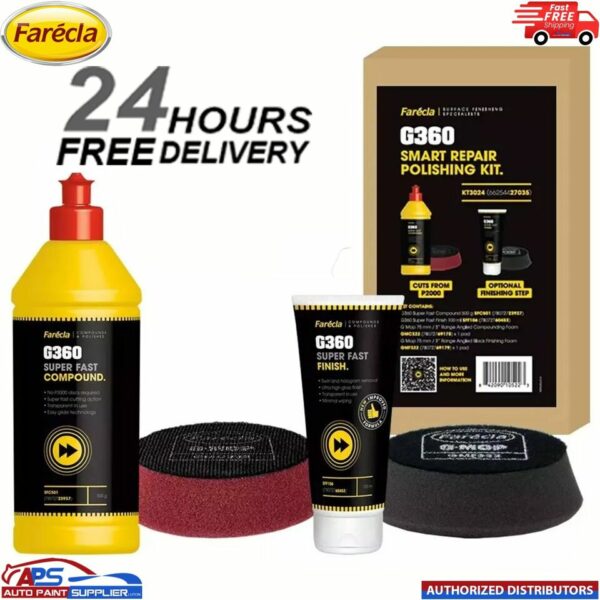 Farecla G360 KT3024 SUPER FAST POLISHING SYSTEM - SMART REPAIR KIT Model: KT3024