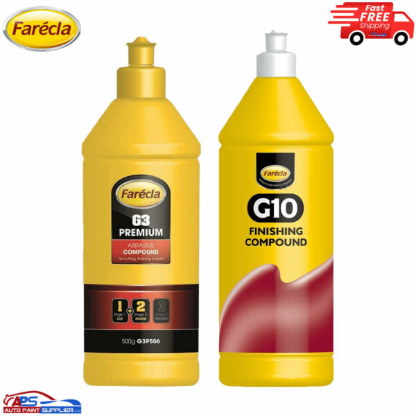 G3 Farecla G3P506 Premium 500g + G10 Advanced Finishing Compound Car Kit 500ml Model G3P506