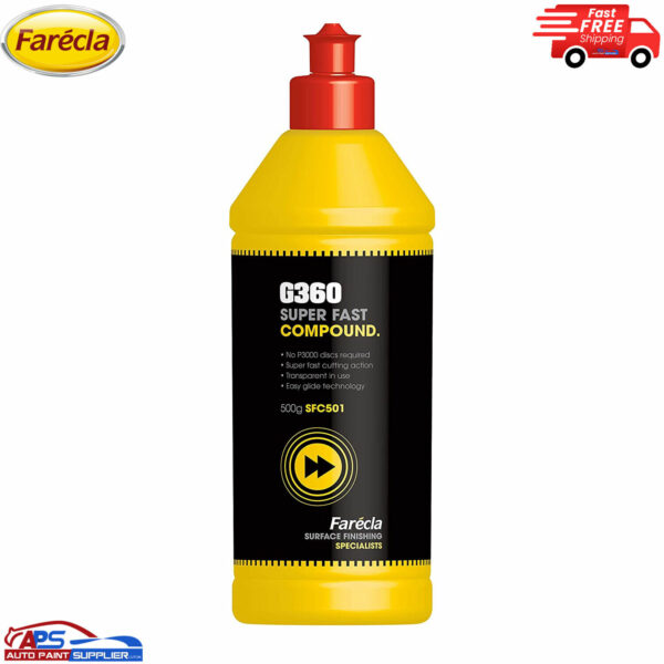SFC501 G360 FARECLA SUPER FAST PREMIUM EASY GLIDE COMPOUND - 500ML Model SFC501 G360