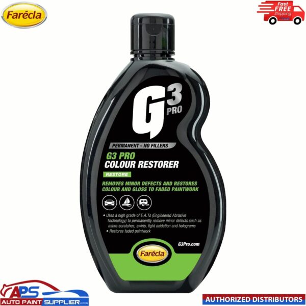 G3 Pro Colour Restorer 500ml - Restore Colour and Shine by Hand - 7195 Model: G3 Pro COLOUR RESTORER