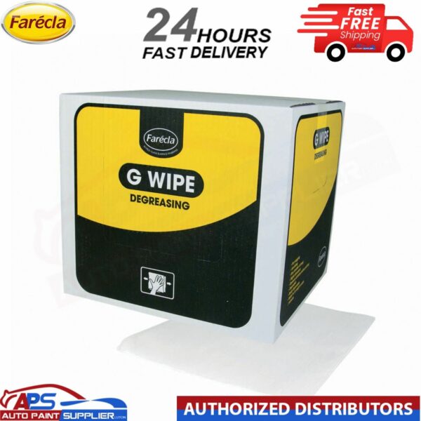 Farecla G PLUS Wipes Degreasing Cloths Wipes Box 100 - FAST DELIVERY Model: 1050200