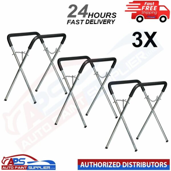 3 X FMT Body Shop Trestle Table / Panel Stand Adjustable - FAST DELIVERY Model FMT 207006
