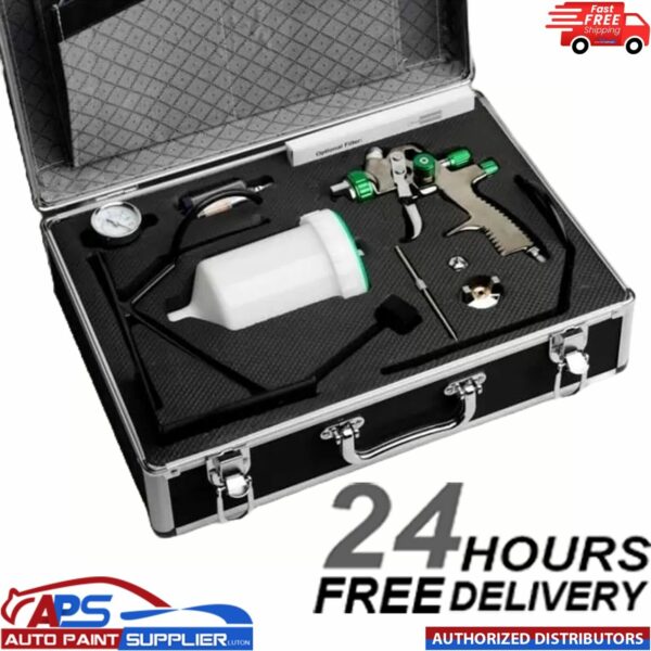 FMT4007 LVLP Air Spray Gun Car Airbrush Painting Gun Kit 1.3mm Nozzle Model: FMT4007