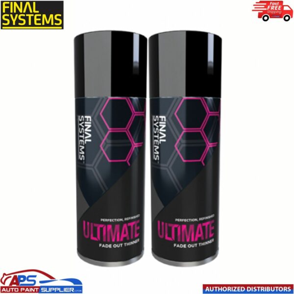 2 x FINAL SYSTEMS ULTIMATE FADE OUT THINNER - 400ml Model: FL2028 / FL6028/A