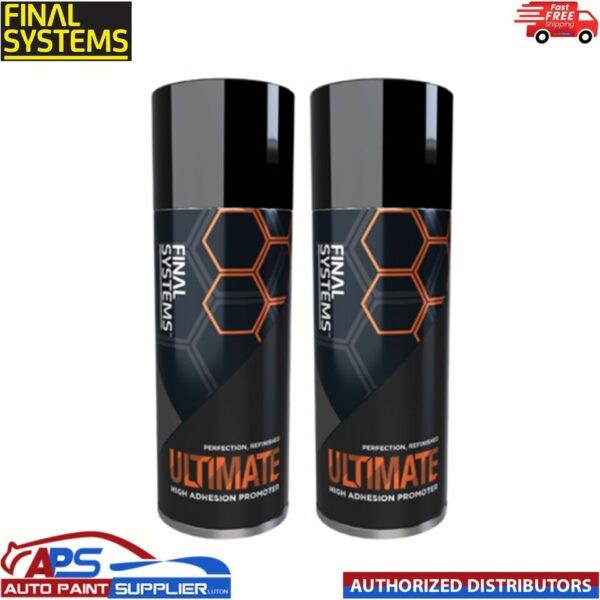 2 x FINAL SYSTEMS ULTIMATE HIGH ADHESION PROMOTER AEROSOL - 400ml Model: AP8015/A