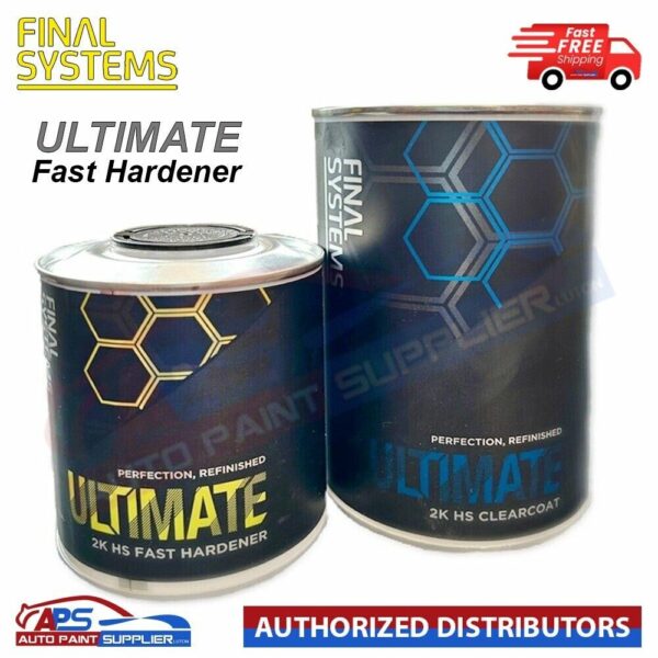 FINAL SYSTEMS ULTIMATE 2K HS CLEAR COAT LACQUER (1.5LTR KIT) WITH FAST HARDENER Model: ULTIMATE-SR1.5