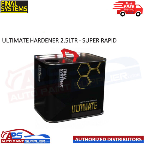FINAL SYSTEMS ULTIMATE 2K HS SUPER RAPID HARDENER 2.5LTR FOR ULTIMATE CLEARCOAT Model: ULTIMATEHARD2.5-SRAPID