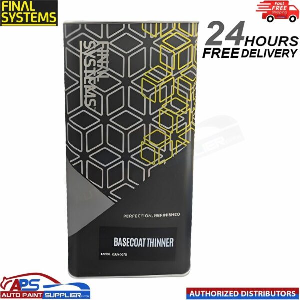 1x FINAL SYSTEMS BASECOAT THINNER – 5ltr Model: FINAL SYSTEMS