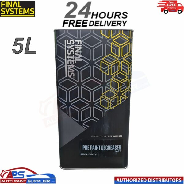 FINAL SYSTEMS PRE PAINT DEGREASER FAST 5L - FAST DELIVERY Model: 03240042