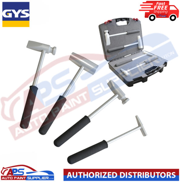 Set 4 Alu Hammer Car Body Workshop 020986 GYS Model 020986