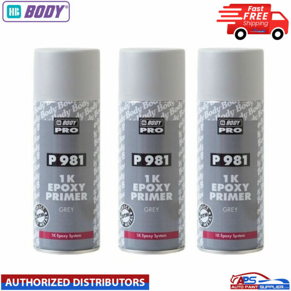 3X HB BODY PRO P981 EPOXY PRIMER AEROSOL (400ML) Model P981