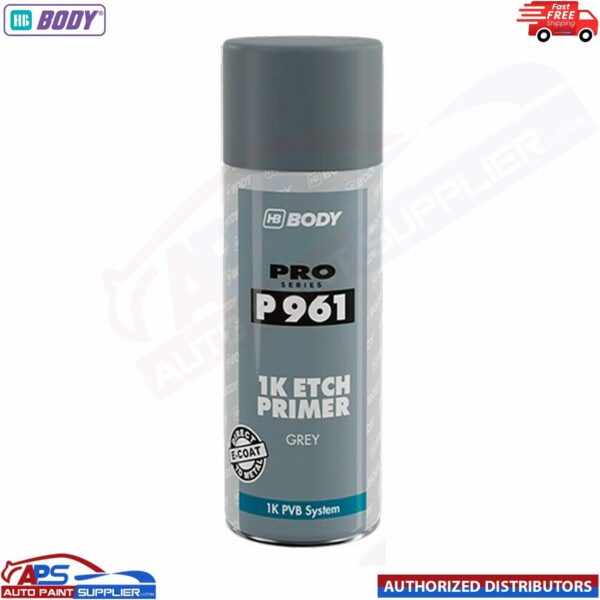 HB BODY P961 1K ETCH PRIMER AEROSOL 400ML - GREY Model: 510.06.0004.01