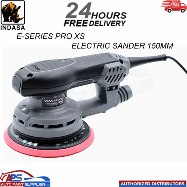 INDASA E-SERIES PRO XS ELECTRIC SANDER 150MM CV RO 5.0 ORBIT 220V UK Model: IND610275