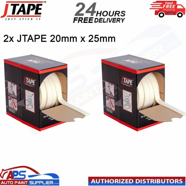 2 X J TAPE 1012.2025 NO EDGE BLENDING TAPE PLUS 20MMX25M JTAPE REPAIR MASKING Model: 1012.2025